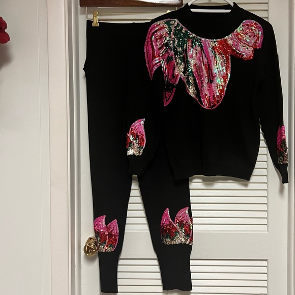 2PC Knit Sequins Gem! NEW!!! - Picture 4 of 11